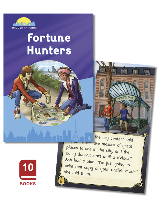 Hidden in Paris Series - PhonicBooks™ Catch Up Readers