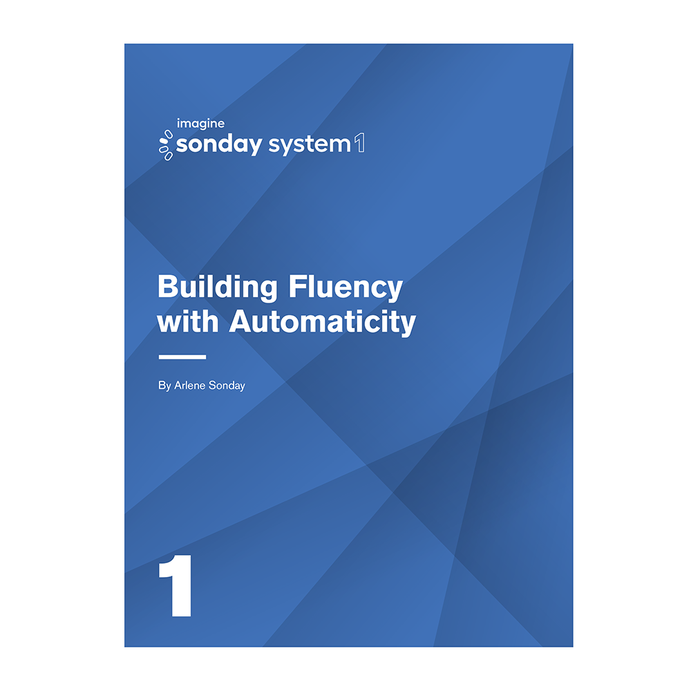 Imagine Sonday System - Building Fluency Workbook
