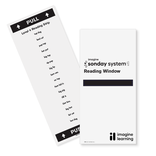 Imagine Sonday System - Sonday System 1 Reading Strips and Reading Window