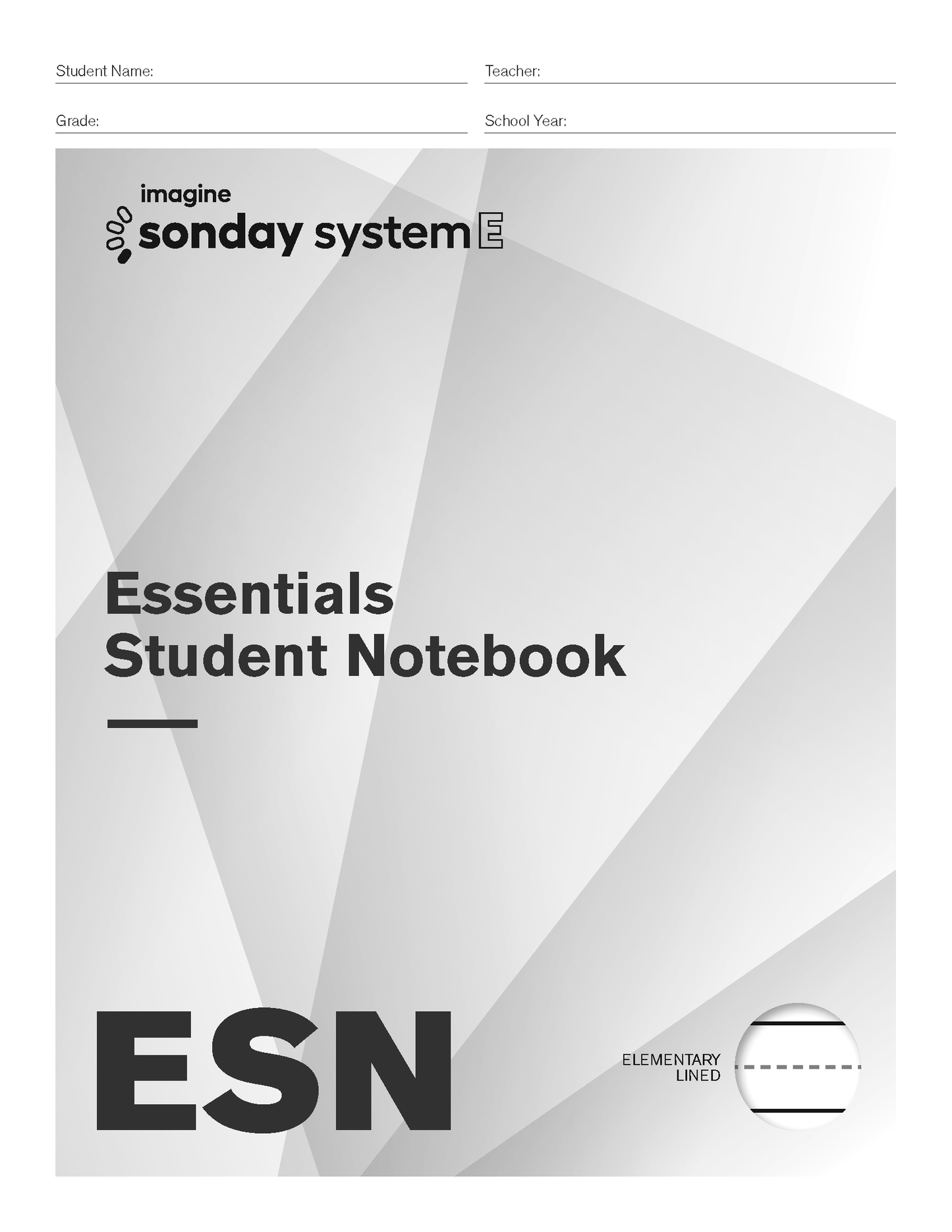 Essentials Student Notebook