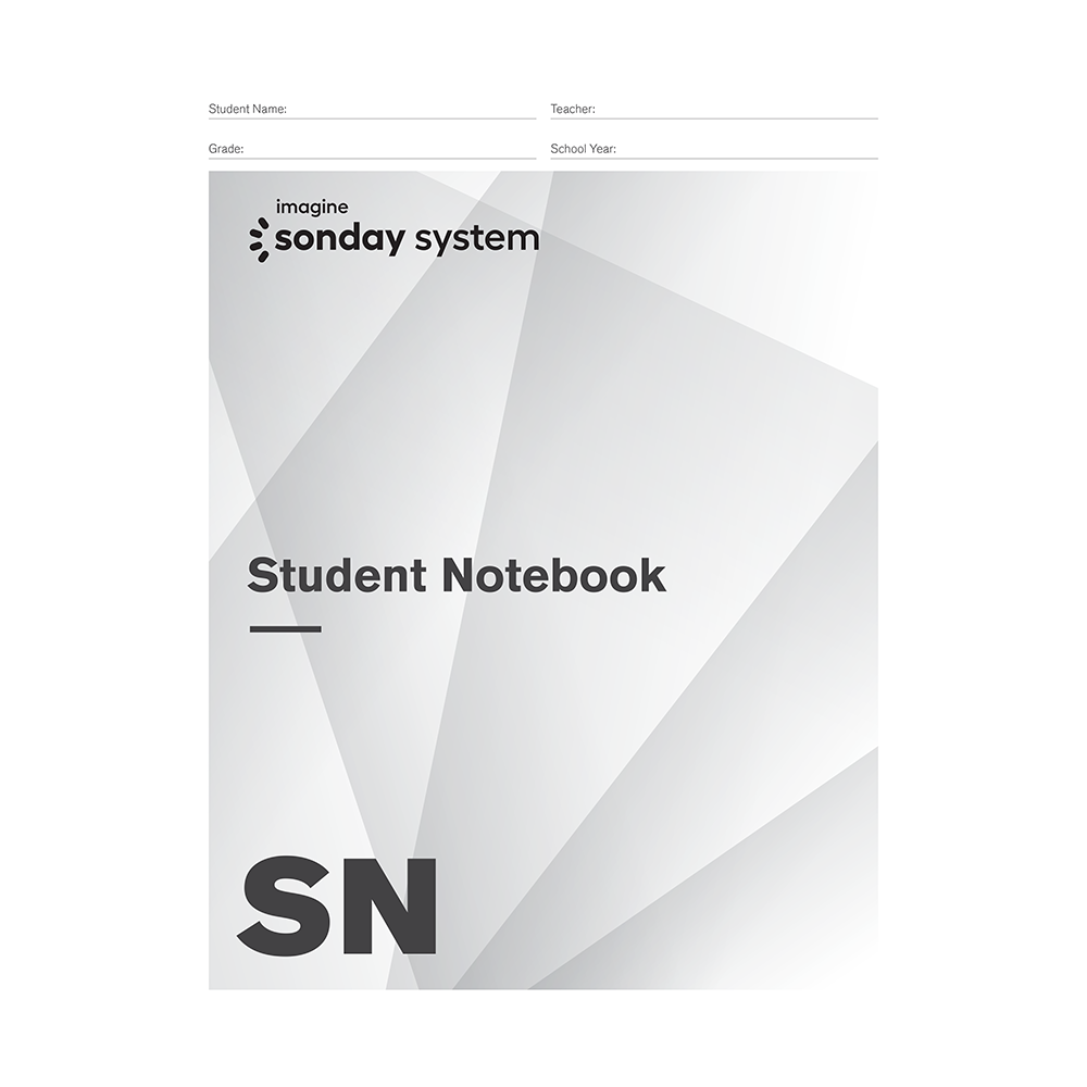 Imagine Sonday System - Student Notebook (5 Notebooks)