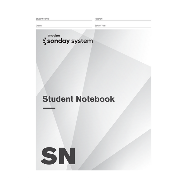 Imagine Sonday System - Student Notebook