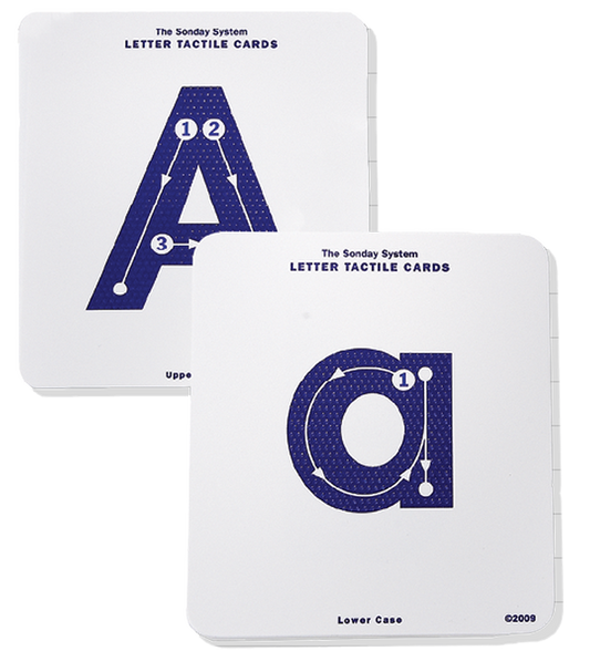 Letter Tactile Card Decks